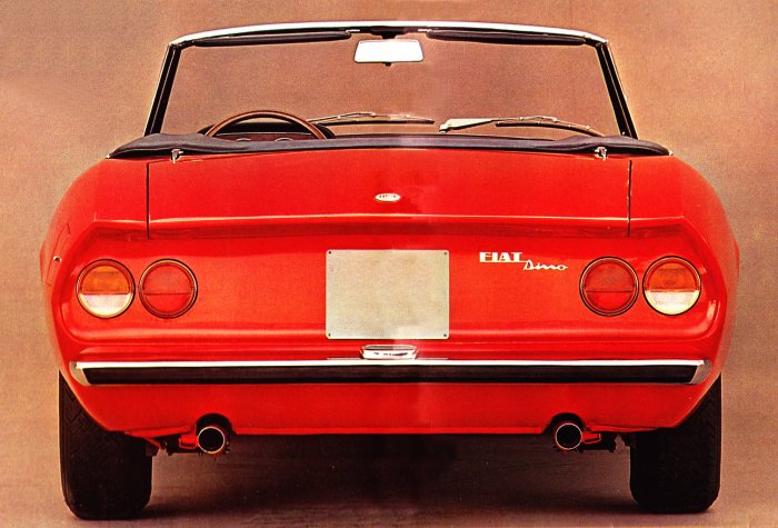 Fiat Dino Spider 2000 rear