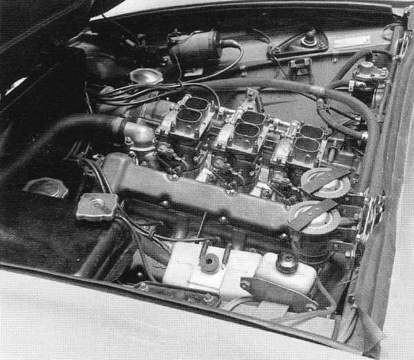 Fiat Dino Spider racing engine