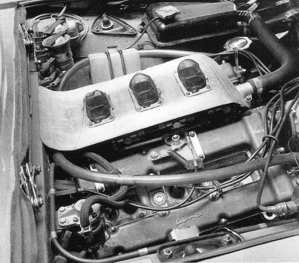 Fiat Dino Spider racing engine