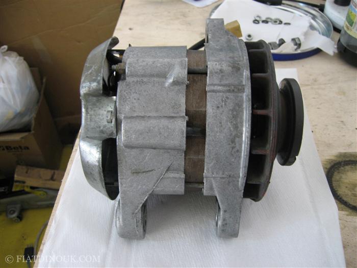 Alternator side view