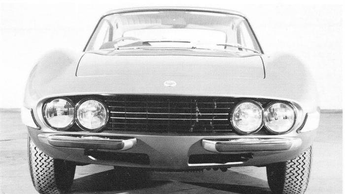 FIAT DINO BERLINETTA Prototipo Pininfarina 1967 Yellow 1:43 MATRIX
